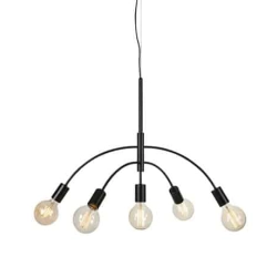 kinkiecik.pl Lampa wisząca CYGNUS Pendant 5L Black 108286 Markslojd