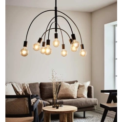 kinkiecik.pl Lampa wisząca LAVELLO Pendant 9L Black 108288 Markslojd