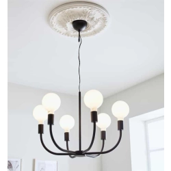 kinkiecik.pl Lampa wisząca AMISTOSO Pendant 6L Black 108290 Markslojd