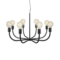 kinkiecik.pl Lampa wisząca AMISTOSO Pendant 8L Black 108291 Markslojd