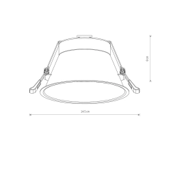 Lampa punktowa podtynkowa UNO L 10844 Nowodvorski - zdjęcie dodatkowe 1