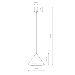 Lampa wisząca ZENITH M 10878 Nowodvorski - zdjęcie dodatkowe 1