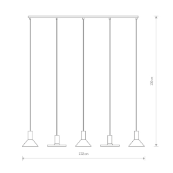 Lampa wisząca HERMANOS V 10906 Nowodvorski - zdjęcie dodatkowe 1