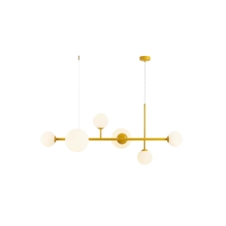 DIONE 6 MUSTARD 1092K14 Nowoczesna lampa wisząca #colours Aldex - zdjęcie dodatkowe 1