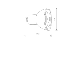 REFLECTOR LED GU10 R50 7W 4000K ANGLE 50 DIMMABLE 10998 Nowodvorski