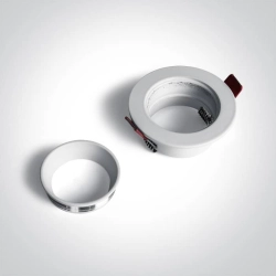 kinkiecik.pl Oprawa podstropowa The Dark Light Dual Ring Range Aluminium 10105D2/W ONE LIGHT