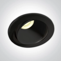 BLACK 8W WW IP54 ADJUSTABLE DARK LIGHT 230V DIMMABLE 11106PK/B/W ONE LIGHT