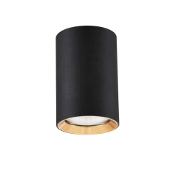kinkiecik.pl Manacor oczko czarne ze złotym ringiem 9 cm LP-232/1D - 90 BK/GD Light Prestige