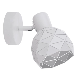 kinkiecik.pl Kinkiet spot biały REUS 1 LP-8069/1WS WH LIGHT PRESTIGE