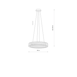 Lampa wisząca LUXORA ROUND LED 30W 11705 Nowodvorski - zdjęcie dodatkowe 1