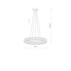 Lampa wisząca LUXORA ROUND LED 38W 11706 Nowodvorski - zdjęcie dodatkowe 1