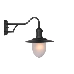 Kinkiet ARUBA Ø 25 cm 1xE27 IP44 czarny 11871/01/30 Lucide - zdjęcie produktu