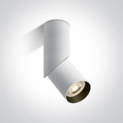 kinkiecik.pl Davos 12105E4/W biała regulowana oprawa sufitowa z oprawką GU10 10W dark light ONE LIGHT