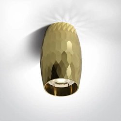 kinkiecik.pl Monolitos 12105H/BS mosiężna oprawa sufitowa z oprawką GU10 MR16 10W ONE LIGHT