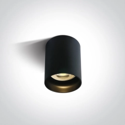 CZARNA TUBA GU10 10W DARK LIGHT 12105N/B/B ONE LIGHT