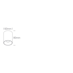 BLACK 7W WW 230V DIMMABLE 12107R/B/W ONE LIGHT