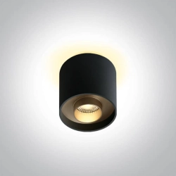 kinkiecik.pl Korfez 12108D/B/W czarny cylinder LED 8W 3000K 230V CRI97 dark light; odbłyśnik należy zamówić osobno; w ko