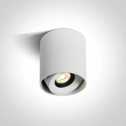 kinkiecik.pl Pylos 12108X/W/W biały cylinder COB LED 3000K; zasilacz dimmm o stałym napięciu 350mA w komplecie ONE LIGHT