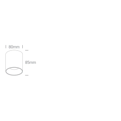 BLACK 10W WW IP20 230V 12110R/B/W ONE LIGHT