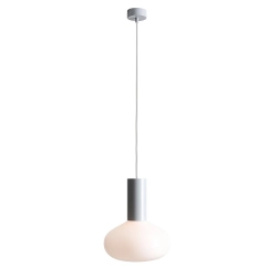 LAMPA WISZĄCA FLO SZARY M (opal glass) 7000G22_M Aldex - zdjęcie produktu