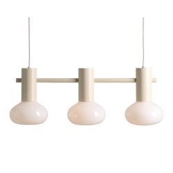 LAMPA WISZĄCA FLO 3 CREAM S (opal glass) 7000E9_S Aldex - zdjęcie produktu