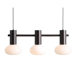 LAMPA WISZĄCA FLO 3 MOKKA S (opal glass) 7000E28_S Aldex - zdjęcie produktu