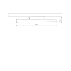 Lampa szynowa 1-fazowa PROFILE LINE LED 12398 Nowodvorski - zdjęcie 2