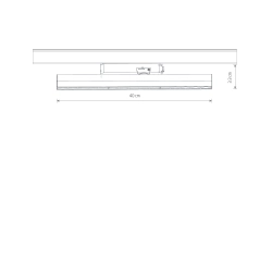 Lampa szynowa 1-fazowa PROFILE LINE LED 12401 Nowodvorski - zdjęcie 2