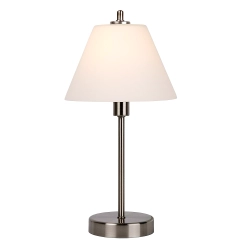 TOUCH lampa stołowa Ø 22 cm 1xE14 Satin Chrome 12561/21/12 Lucide - zdjęcie produktu