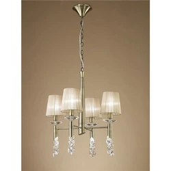 Lampa wisząca Mantra Tiffany Antique Brass 3872MA - zdjęcie produktu
