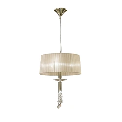 Lampa wisząca Mantra Tiffany Antique Brass 3878MA - zdjęcie produktu