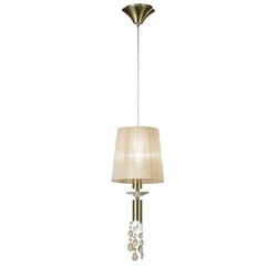 Lampa wisząca Mantra Tiffany Antique Brass 3881MA - zdjęcie produktu