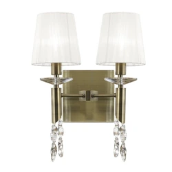Lampa ścienna Mantra Tiffany Antique Brass 3883MA - zdjęcie produktu