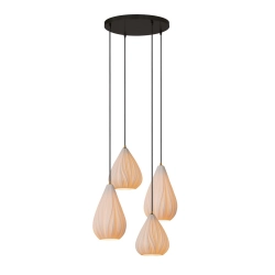 CINZIA Lampa wisząca Ø 40 cm 4xE27 biały 13452/04/31 Lucide - zdjęcie produktu
