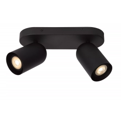 PUNCH spot sufitowy 2xGU10 czarny 13958/02/30 Lucide - zdjęcie produktu