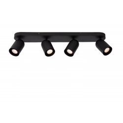 PUNCH spot sufitowy 4xGU10 czarny 13958/04/30 Lucide - zdjęcie produktu