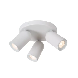 PUNCH Plafon Ø 21 cm 3xGU10 biały 13958/13/31 Lucide - zdjęcie produktu