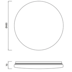 Lampa sufitowa Mantra Zero II 5941MA - zdjęcie dodatkowe 1