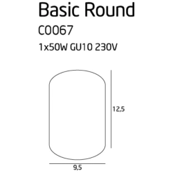 Plafon Basic Round White C0067 - zdjęcie dodatkowe 1