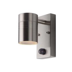 Kinkiet z czujnikiem ARNE-LED Ø 6,3 cm LED GU10 1x5W 2700K IP44 14866/05/12 Satin Chrome Lucide - zdjęcie produktu