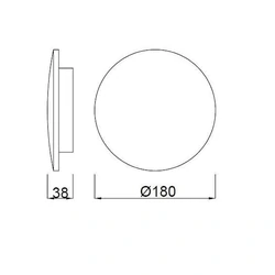 Lampa ścienna Mantra Bora Bora C0102MA - zdjęcie dodatkowe 1