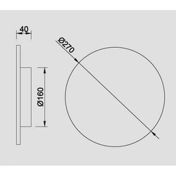 Lampa ścienna Mantra Bora Bora C0117MA - zdjęcie dodatkowe 1