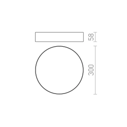 Plafon LARISA R 30 3CCT DIMM R14442 Rendl light studio