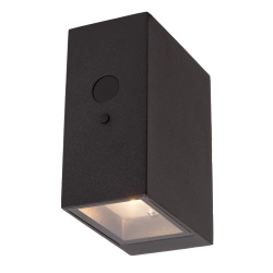 BOLTON Kinkiet zewnętrzny solarny LED 1x1W 2850K/3150K IP65 Czujnik ruchu czarny 15814/01/30 Lucide - zdjęcie produktu