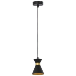kinkiecik.pl Breda- lampa wisząca 1 pł czarno/złota 335701-02 REALITY