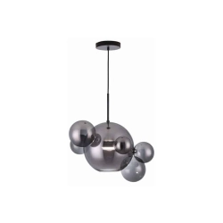Multiverse lampa wisząca LED czarna 1+5, 338121-02 REALITY - zdjęcie produktu