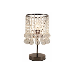 kinkiecik.pl London crystal - lampka 1pł czarny chrom 527701-29 REALITY