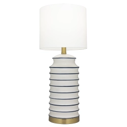 Lampa stołowa COASTAL T01026BR-WH CosmoLight - zdjęcie produktu