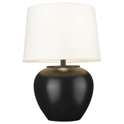 Lampa stołowa ROSETTE T01876BK-WH CosmoLight - zdjęcie produktu
