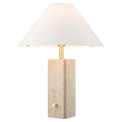 Lampa stołowa ORLEANS T01470BR-WH CosmoLight - zdjęcie produktu